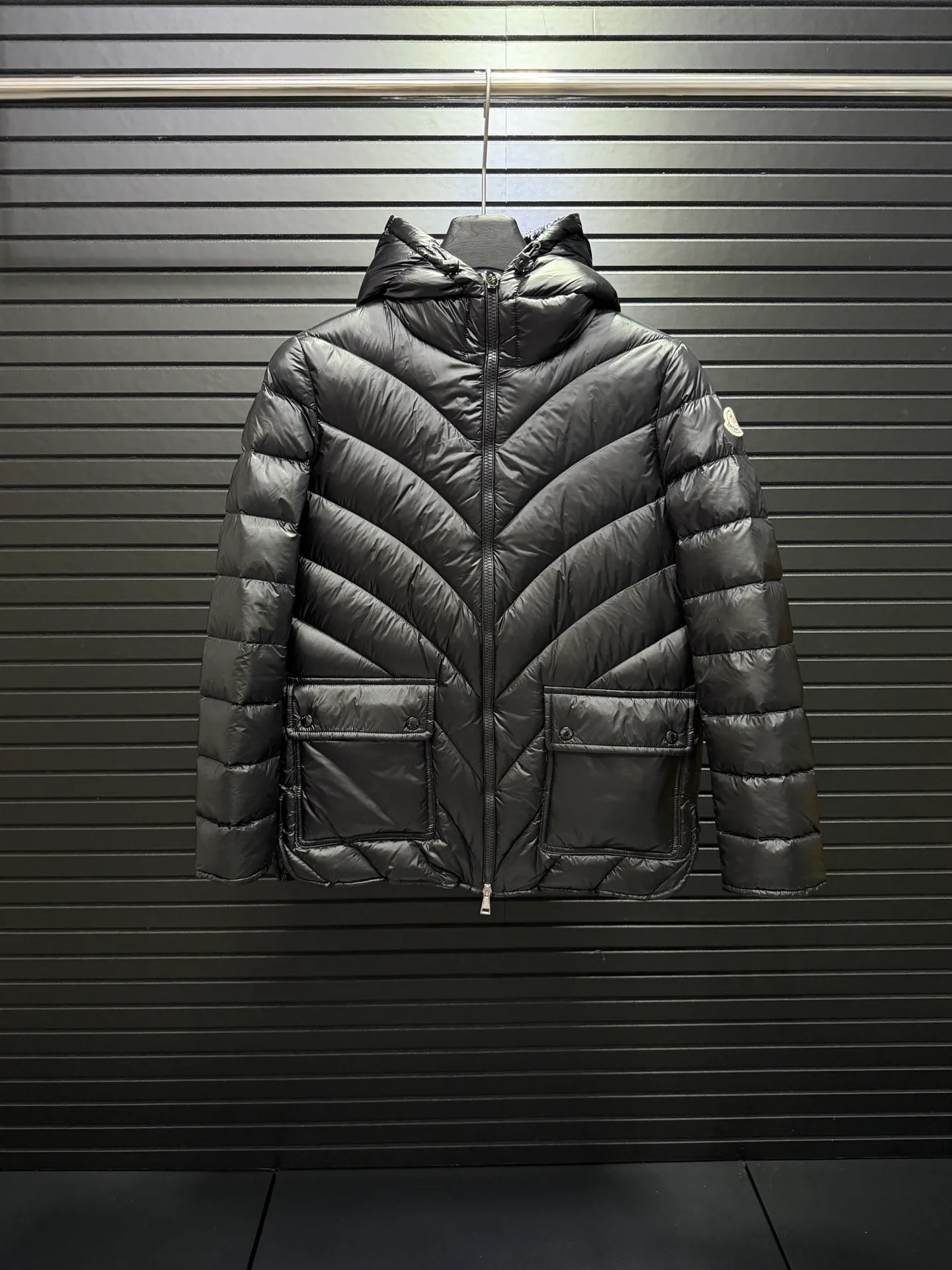 Moncler Argenno Classic v ：Black White Size：1234